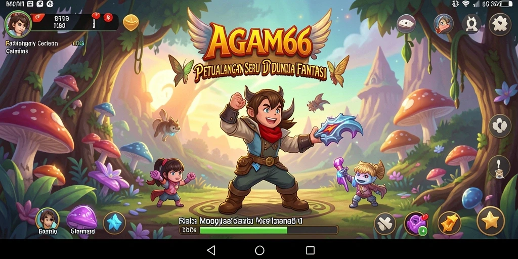 Screenshot AGAM66 menunjukkan gameplay seru dalam petualangan.