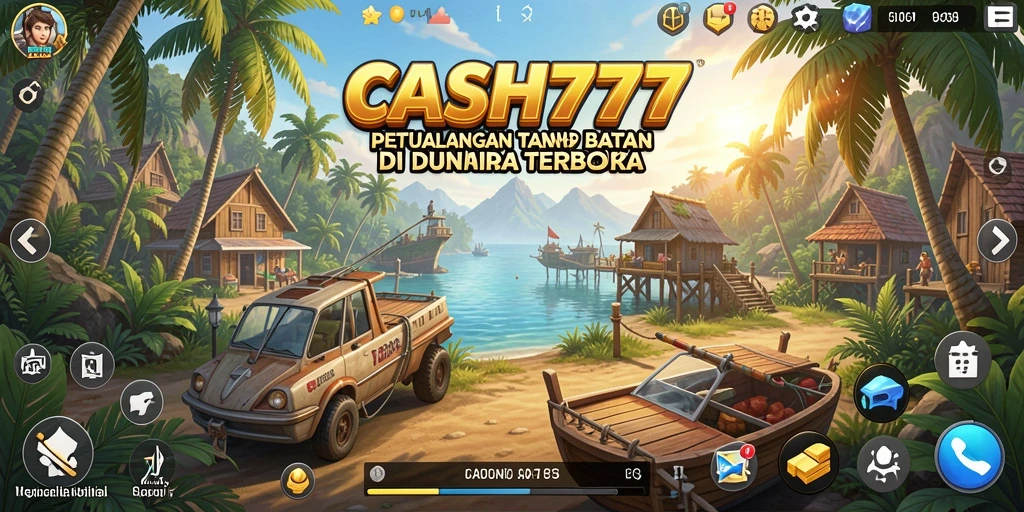 Gameplay <strong>CASH777</strong> yang menakjubkan di dunia terbuka.