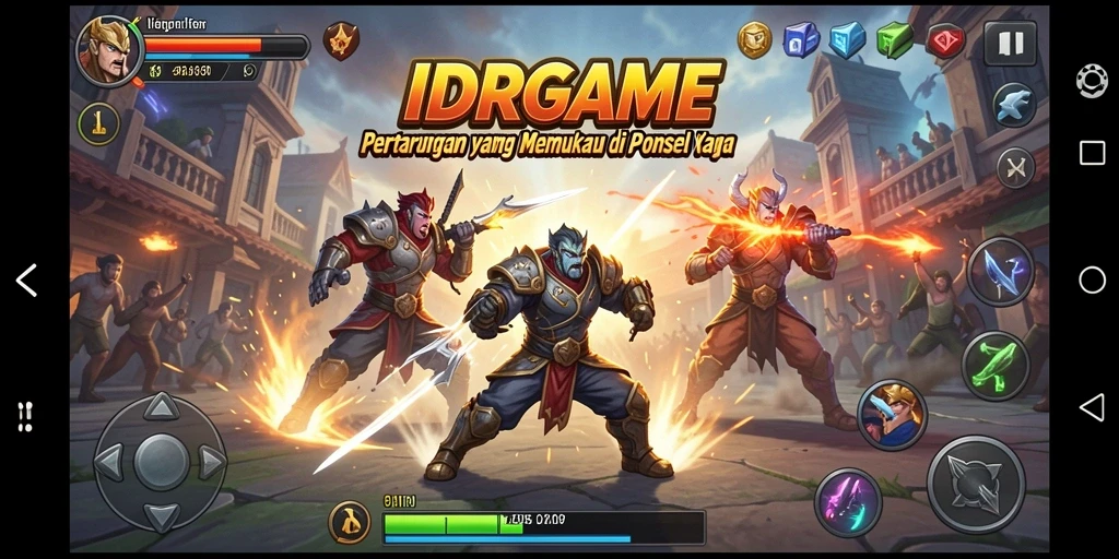 Tampilan gameplay Fighting yang mendebarkan dan penuh aksi.