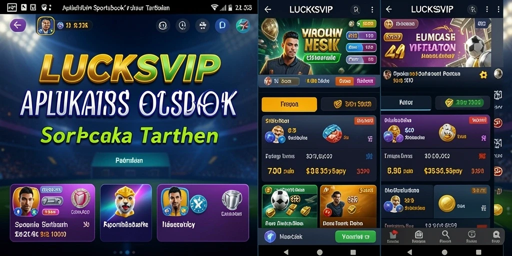 Screenshot utama LUCKSVIP menampilkan antarmuka taruhan yang menarik dan intuitif.