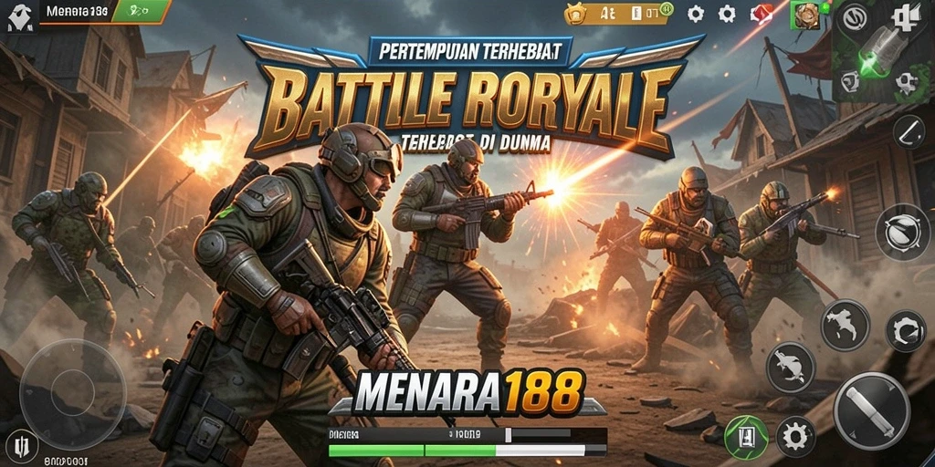 Gameplay mendebarkan di arena pertempuran MENARA188.