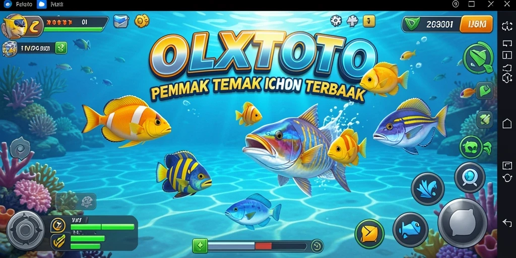 Screenshot dari OLXTOTO menunjukkan gameplay menembak ikan yang menarik.