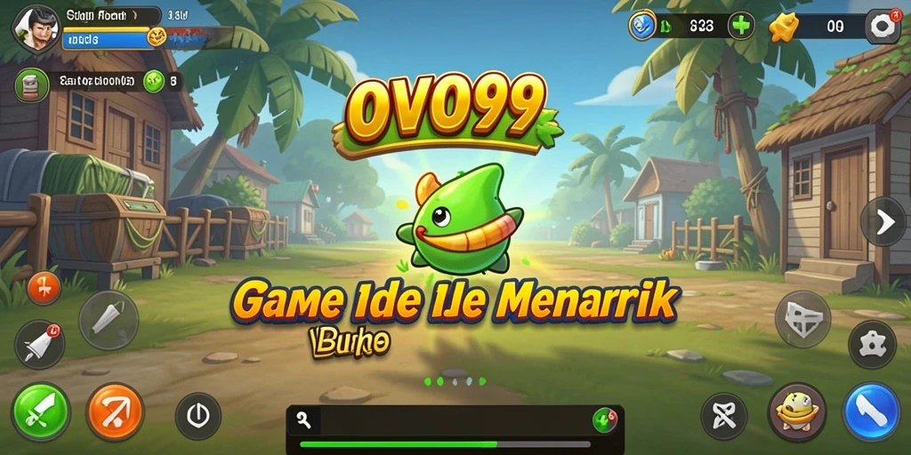 Tampilan gameplay OVO99 yang menarik dan santai.