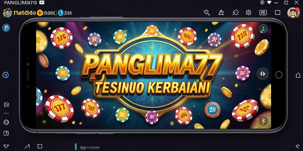 Screenshot utama PANGLIMA77 menampilkan gameplay Kasino yang menarik dan interaktif.