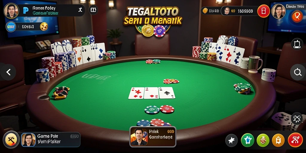 Screenshot TEGALTOTO menampilkan suasana permainan poker yang seru.